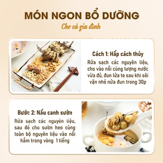 Canh đăng tâm ngọc trúc (Súp dưỡng tâm, nguyên liệu hầm canh dành cho bé) - Lãn Ông