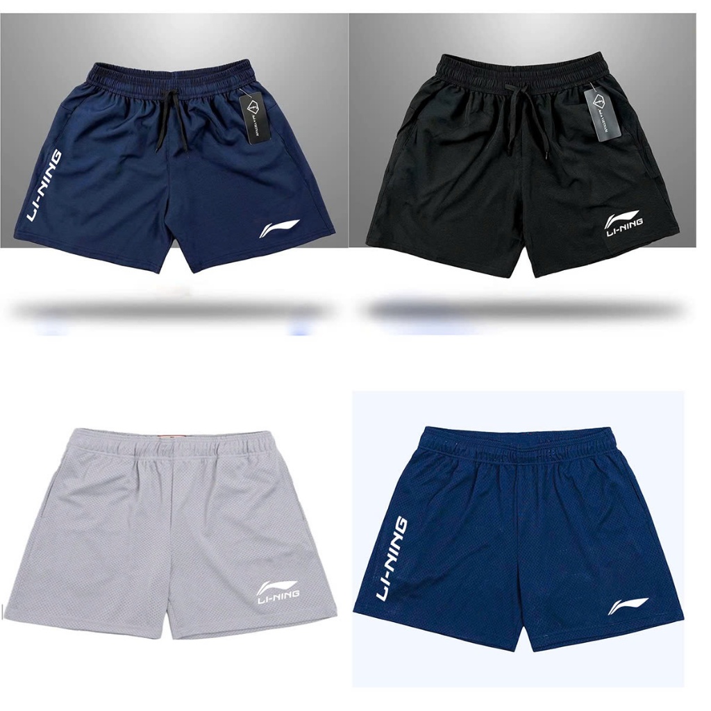 QUẦN ĐÙI THỂ THAO, MẪU LI-NING. CHẤT THUN MÈ. THOÁNG MÁT. SIZE 45 – 100 kg