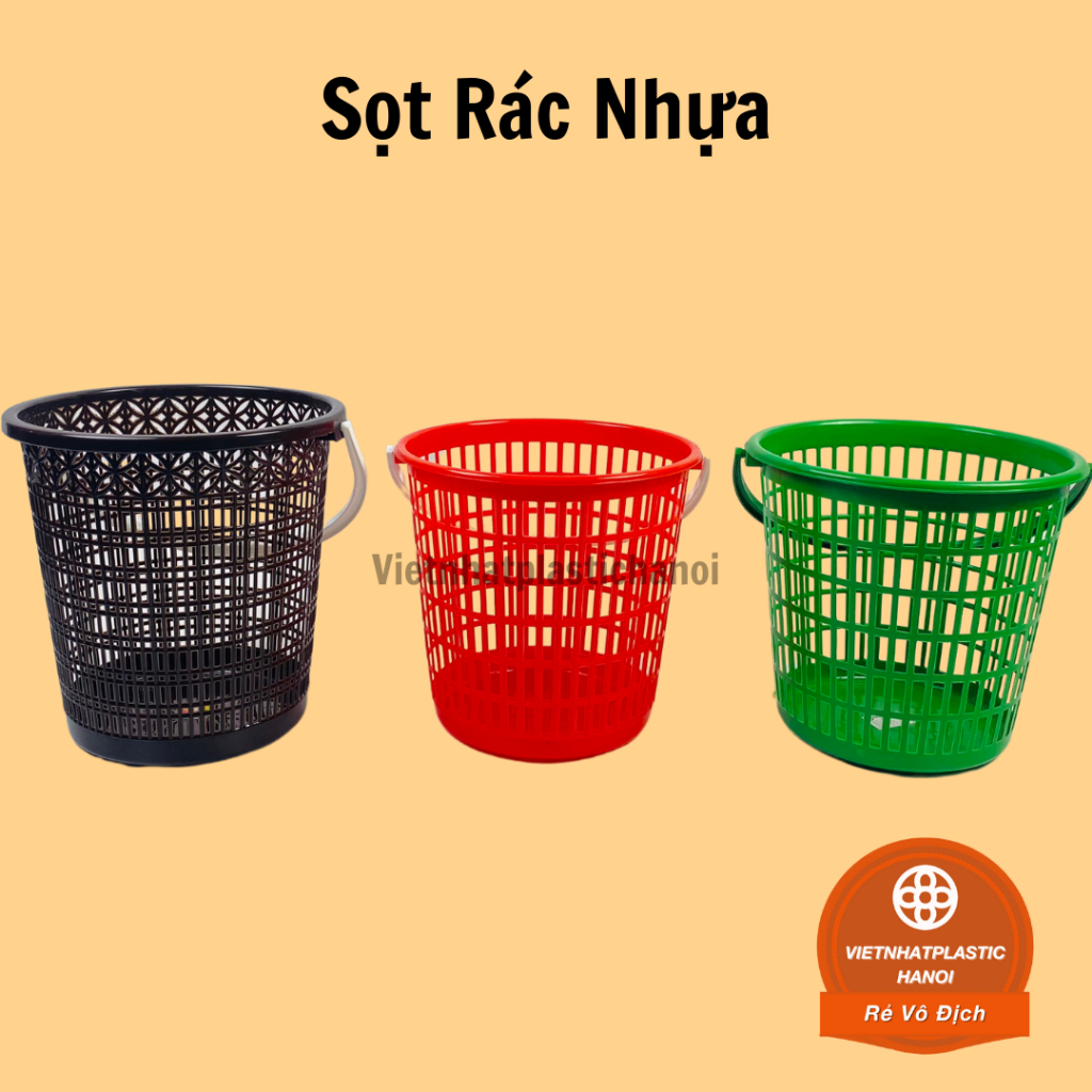 COMBO 3 Thùng đựng rác, sọt rác nhựa, sọt đựng rác Việt Nhật 5147 ...