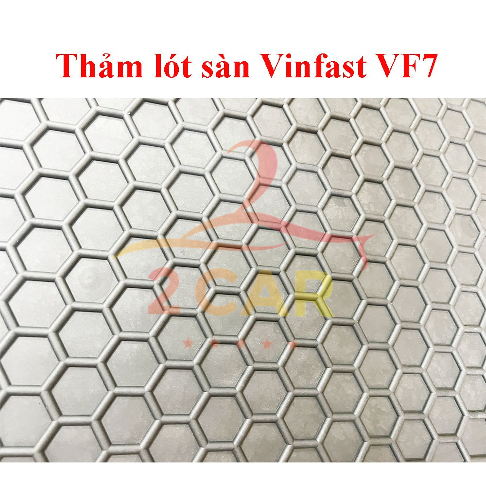 Thảm LÓT SÀN CAO SU xe Vinfast VF7 - Hàng đẹp, không mùi, không thấm nước, dễ vệ sinh