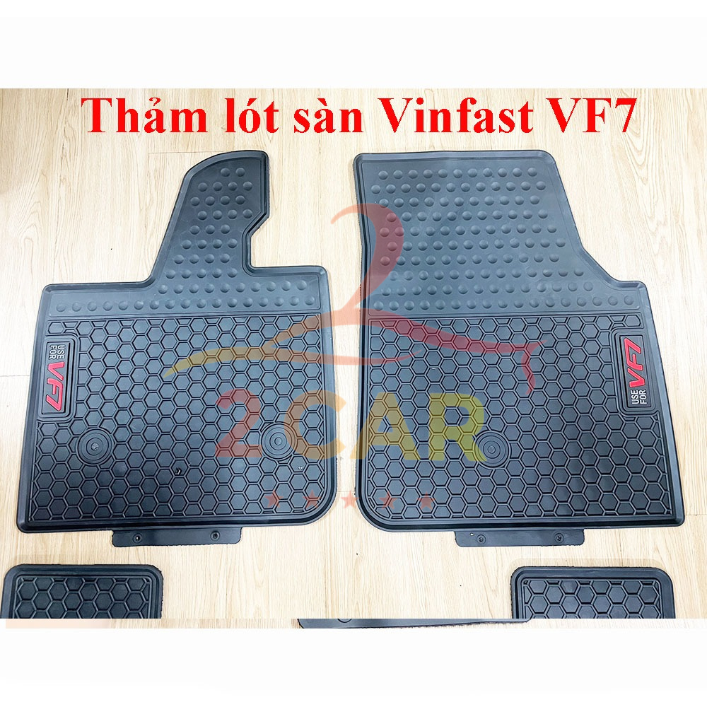 Thảm LÓT SÀN CAO SU xe Vinfast VF7 - Hàng đẹp, không mùi, không thấm nước, dễ vệ sinh