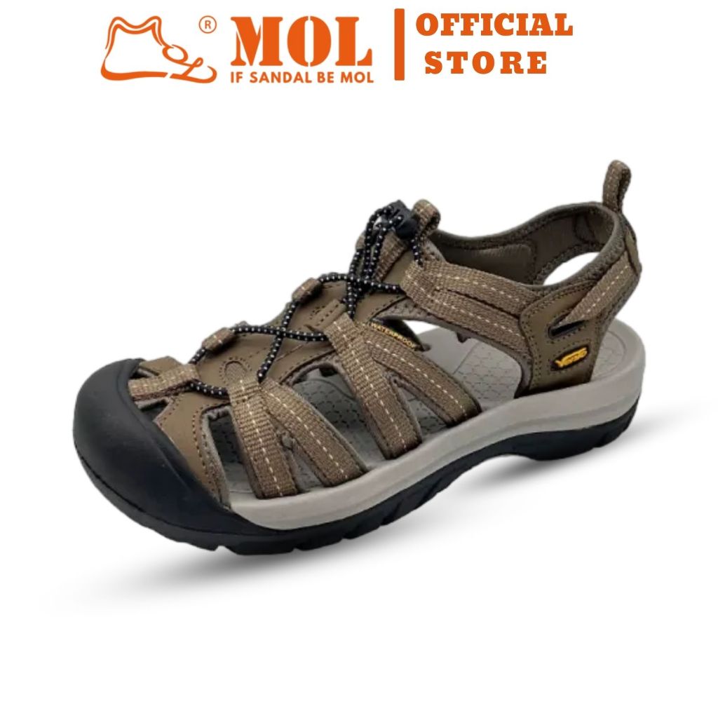 Ảnh Sandal nam Vento bít mũi SD08003Br có big size 44 | Vento  Optimus SD08003 1