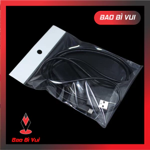 Túi OPP dán miệng có lỗ treo