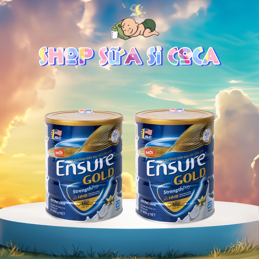 Sữa bột Ensure Gold HMB mới StrengthPro 800gr date mới | Shopee Việt Nam