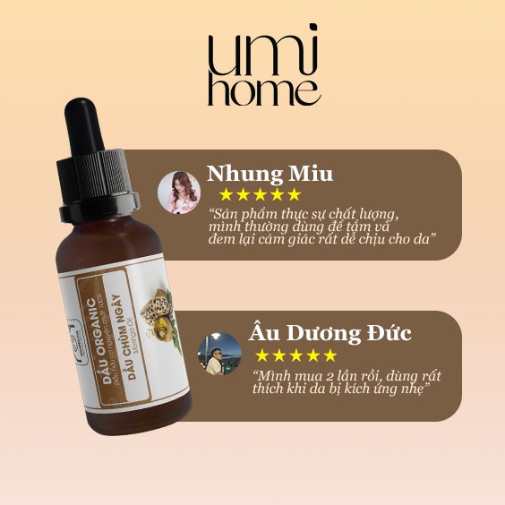 Ảnh Dầu Chùm Ngây dưỡng da hữu cơ UMIHOME nguyên chất 30ml 4