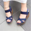 Sandal nữ đế xuồng KOSU cao 8cm, sandan quai chéo dáng sang, siêu êm, siêu nhẹ K-19966 made in Japan