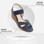 Sandal nữ đế xuồng KOSU cao 8cm, sandan quai chéo dáng sang, siêu êm, siêu nhẹ K-19966 made in Japan