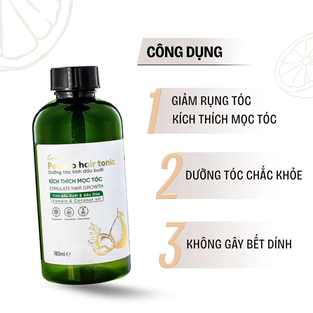 Ảnh Xịt kích thích mọc tóc tinh dầu bưởi Cenota, hương thơm quyến rũ, thành phần an toàn lành tính 4