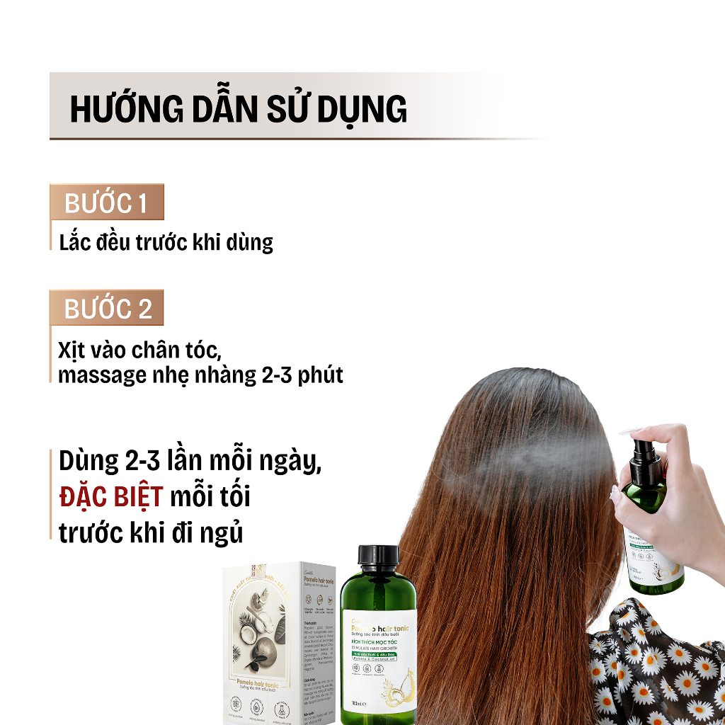 Ảnh Xịt kích thích mọc tóc tinh dầu bưởi Cenota, hương thơm quyến rũ, thành phần an toàn lành tính 3