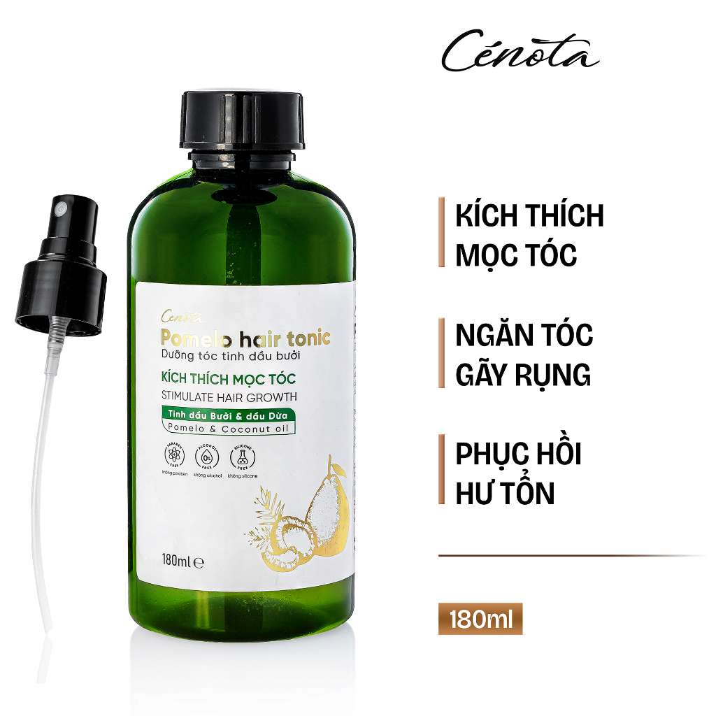 Ảnh Xịt kích thích mọc tóc tinh dầu bưởi Cenota, hương thơm quyến rũ, thành phần an toàn lành tính 1