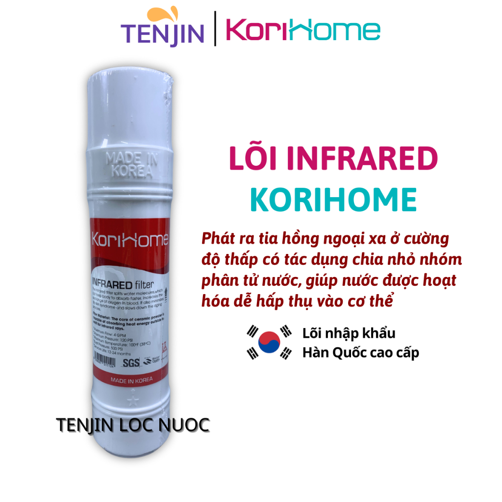Lõi Chức Năng Infrared Korihome Hồng Ngoại Dạng Cắm Nhanh Chữ U Sản Xuất Tại Hàn Quốc - Dòng Cao Cấp Của Karofi