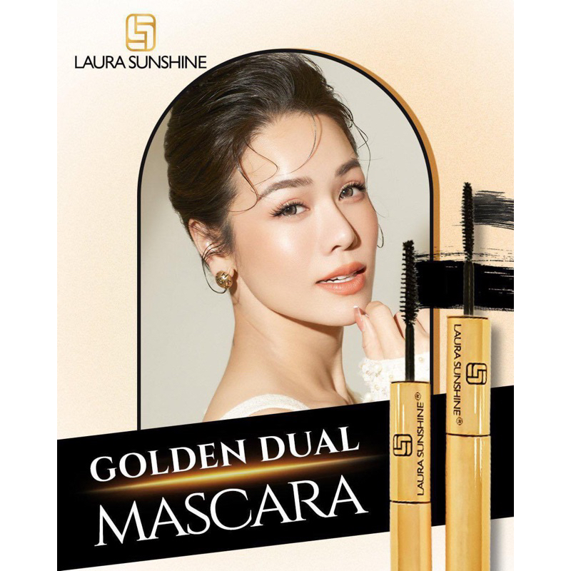 {Kèm 2g Cafe Laura} MASCARA GOLDEN DUAL NHẬT KIM ANH