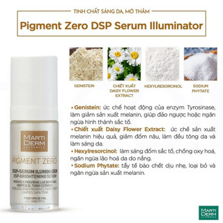 Tinh Chất Làm Sáng Da, Mờ Thâm MartiDerm Pigment Zero DSP Serum Illuminator 30ml