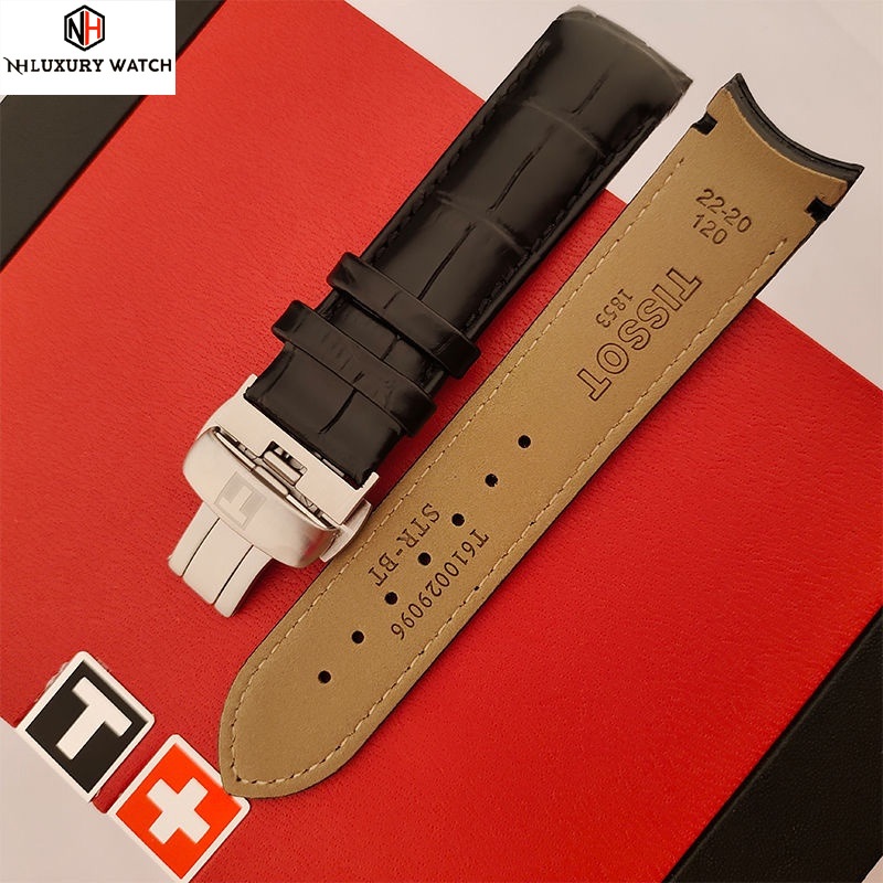 Dây Đeo TISSOT Đầu Ôm 1853 kèm khóa bấm T035 18mm 22mm 23mm 24mm