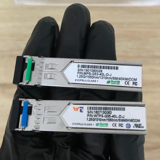 Module quang SFP 1.25G Single Mode 1 Core 40KM LC DDM A Side TX1310/RX1550