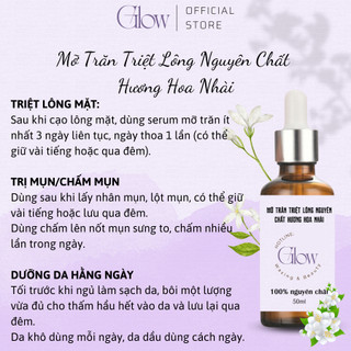 Combo 300gr Sáp Hồng Dừa + Nồi Nấu Sáp ProWax200 Chống Dính Mini GLOW + Mỡ Trăn Hoa Nhài 10ml - 1013