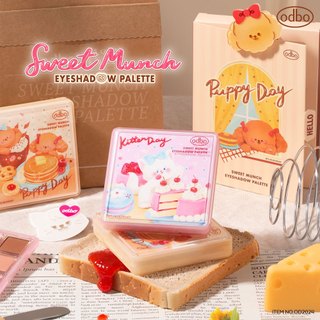 [Y267] Bảng Phấn Mắt ODBO - SWEET MUNCH / REAL HEART / SHADOW & ME - EYESHADOW PALETTE - 9 Ô / 12 Ô