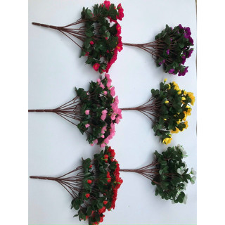 Chùm hoa đỗ quyên 12 nhánh lên cây, cắm bình , decor,…- Hoa giả trang trí