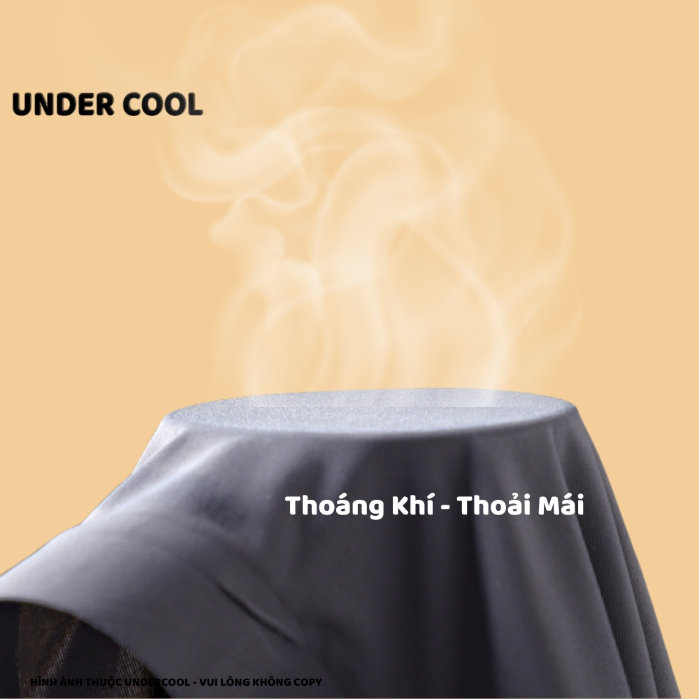 Quần Lót Nam Đùi Su Lụa UNDERCOOL Boxer Không Viền Màu Đen Xám Xanh than QLN01