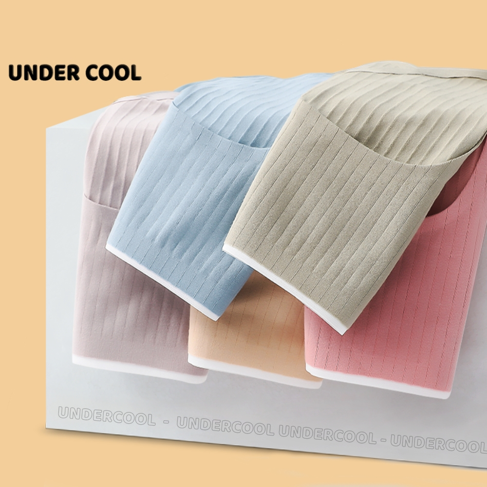 Quần Lót Nữ Cotton Kháng Khuẩn Cotton UNDERCOOL Cạp Vừa Cao Cấp Kháng Khuẩn Không Viền QL04