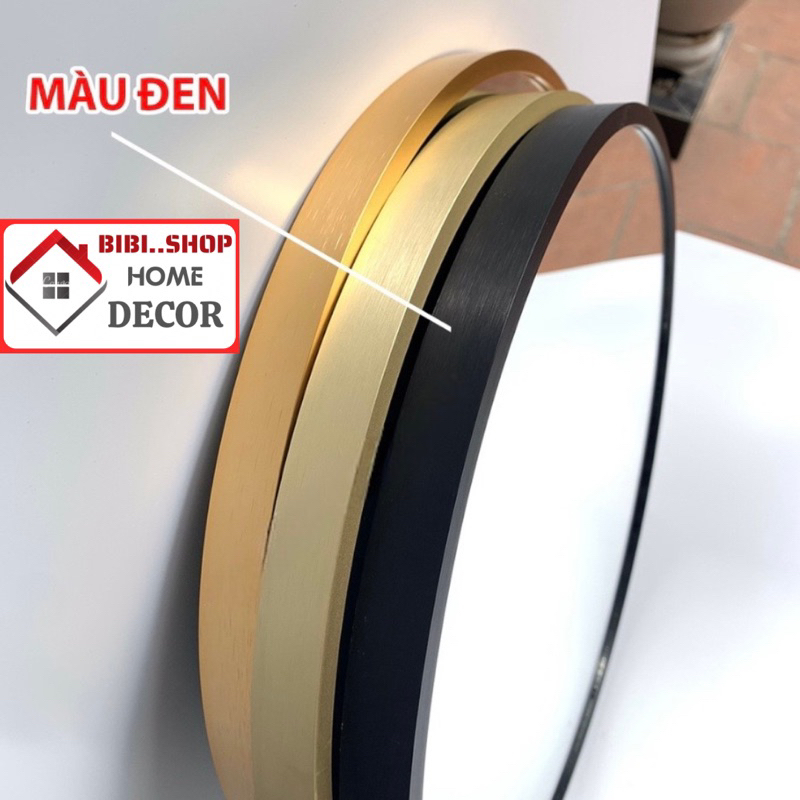 Gương nhà tắm khung nhôm cao cấp [ HÀNG CÓ SẴN ] , Gương treo tường trang điểm phong cách bắc âu sang trọng