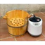 Thùng gỗ xông đầu dưỡng sinh, thùng gỗ xông đầu kèm máy xông hơi 2Lit-3Lit