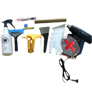 Dụng cụ dán phim, decal xe ô tô HÀNG ĐẸP kèm máy khò khiệt (KÈM ẢNH và VIDEO)