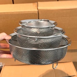 Rổ hấp đa năng inox 304 có quai [728] phù hợp với nồi 22-24cm
