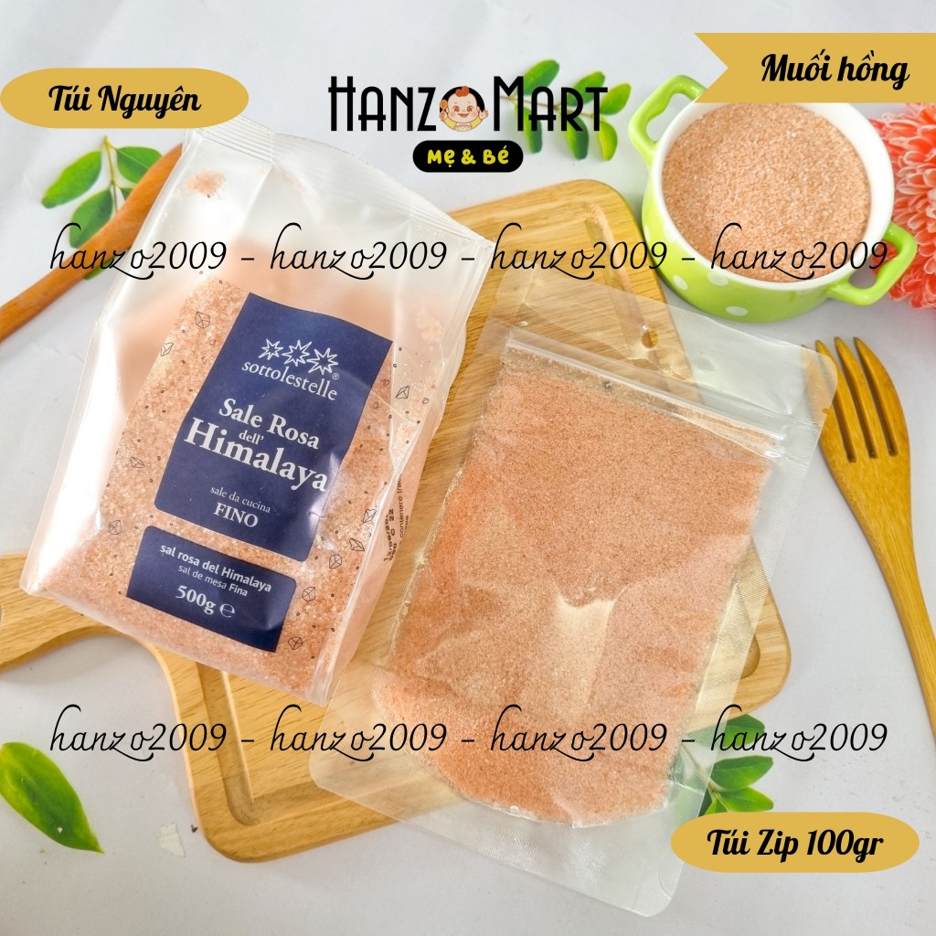 Muối hồng Himalaya cho bé ăn dặm 200g