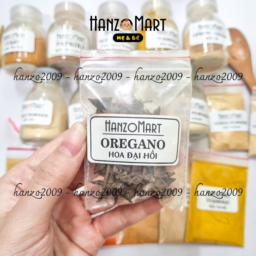 Bột hành tỏi quế/bột nghệ/ớt cựa gà cà ri cho bé ăn dặm
