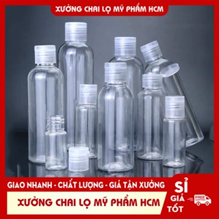 [SỈ TẬN GỐC] Chai Nhựa Nắp Bật Đủ Dung Tích Đựng Gel Rửa Tay - Nhựa Pet - Chiết Mỹ Phẩm - Nước Ép - Trà Sữa