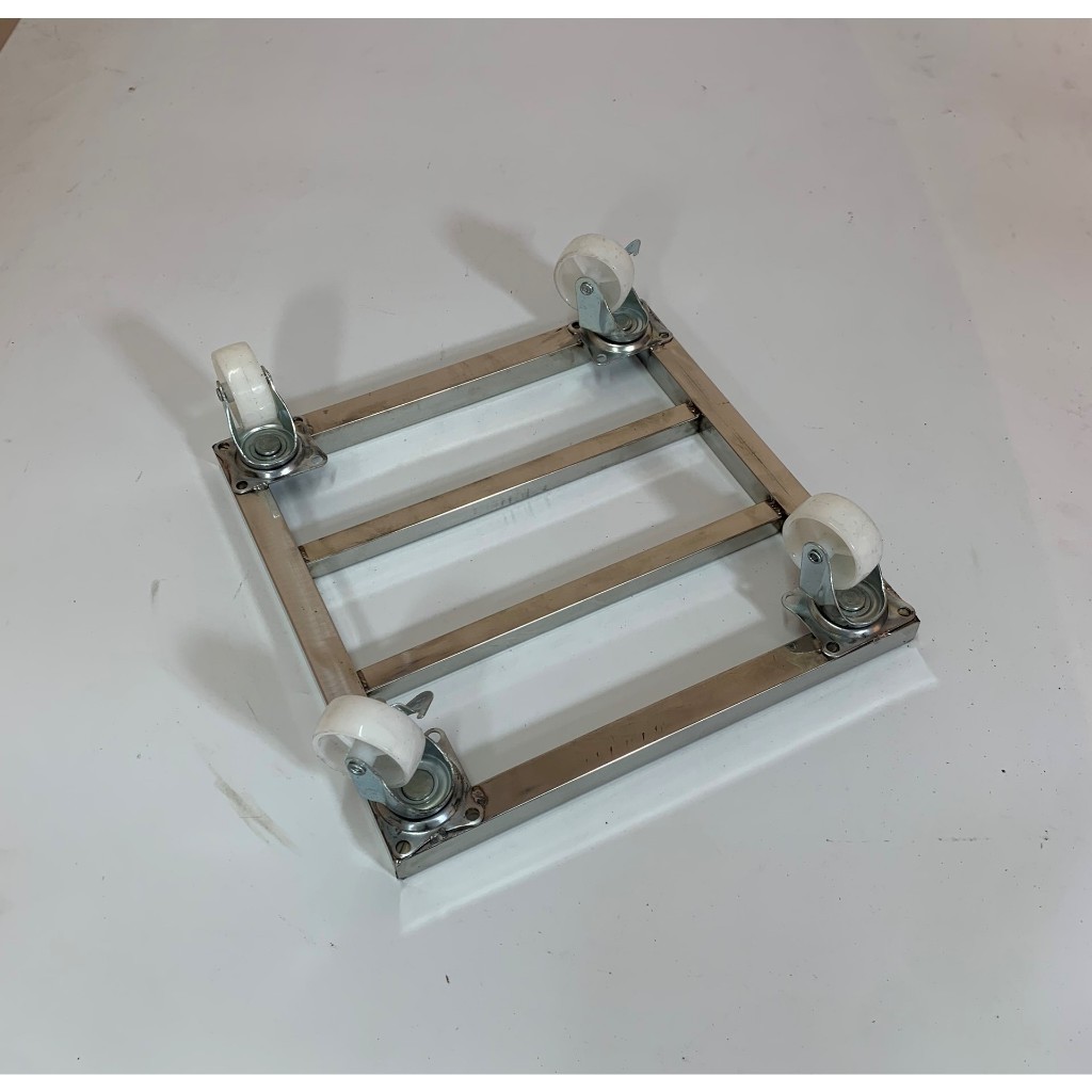COMBO 2 GIÁ ĐỂ CÂY CẢNH, Chân đế để chậu cây cảnh, giá đỡ chậu cây cảnh inox không gỉ, kệ inox có bánh xe,