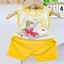 Bộ Thun Lạnh Cộc Tay, 3 lỗ bé gái từ 6 - 16 kg, vải thun lạnh mềm, mát, co giãn tốt- THANH LÝ