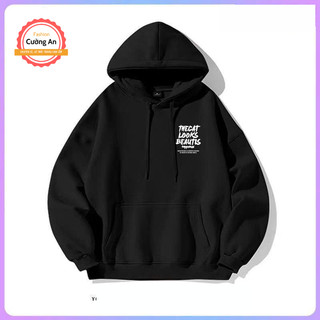 Áo hoodie, áo khoác hoodie nam chất nỉ dày form rộng có mũ giá rẻ - Cường An Fashion HD022