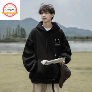 Áo hoodie, áo khoác hoodie nam chất nỉ dày form rộng có mũ giá rẻ - Cường An Fashion HD023