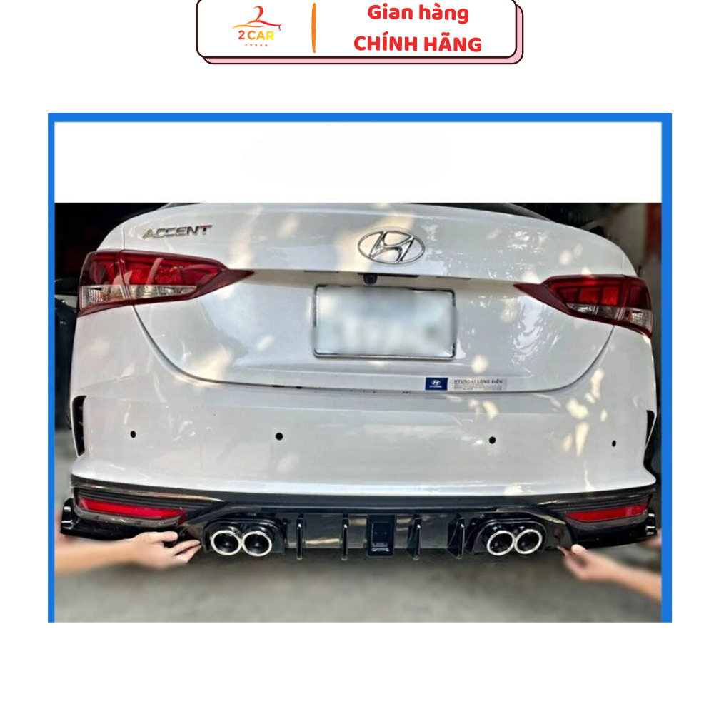 Lippo, Líp pô, Lip chia pô xe Accent 2021- 2022 - 2023 mẫu mới thể thao, rất đẹp