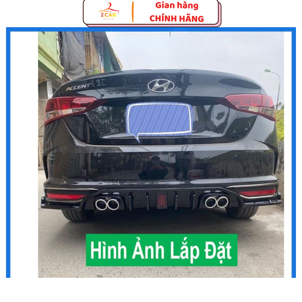 Lippo, Líp pô, Lip chia pô xe Accent 2021- 2022 - 2023 mẫu mới thể thao, rất đẹp