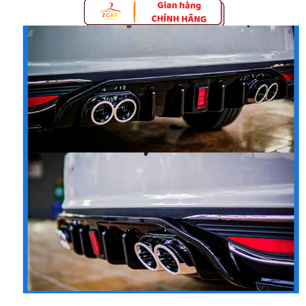 Lippo, Líp pô, Lip chia pô xe Accent 2021- 2022 - 2023 mẫu mới thể thao, rất đẹp