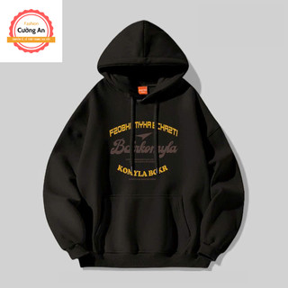 Áo hoodie, áo khoác hoodie nam chất nỉ dày form rộng có mũ giá rẻ - Cường An Fashion HD034