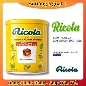 Kẹo ngậm ho RICOLA Đức giúp giảm ho, ngứa rát cổ họng