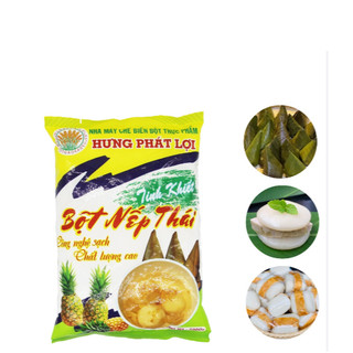 [Combo 2/5/10 gói 500g] Bột nếp Thái - Hưng Phát Lợi - Bột làm bánh ít