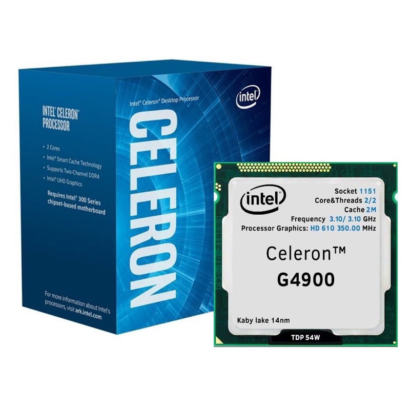 Cpu intel gold G5400 G5420 G4900 dành cho main H310 | Shopee Việt Nam