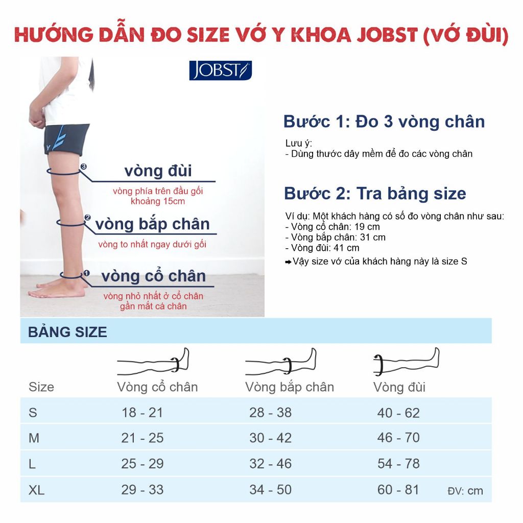 Ảnh Vớ Y Khoa JOBST Relief - Màu Da, Hở Ngón, Dòng Cơ Bản, Áp Lực 20-30mmHg, 2 Chiếc (Tất Y Khoa) 3