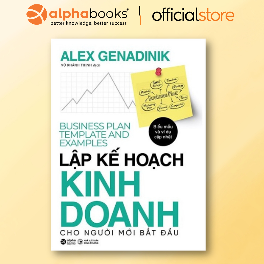 Ảnh Sách - Lập Kế Hoạch Kinh Doanh - Cho Người Mới Bắt Đầu (Alpha Books) 1