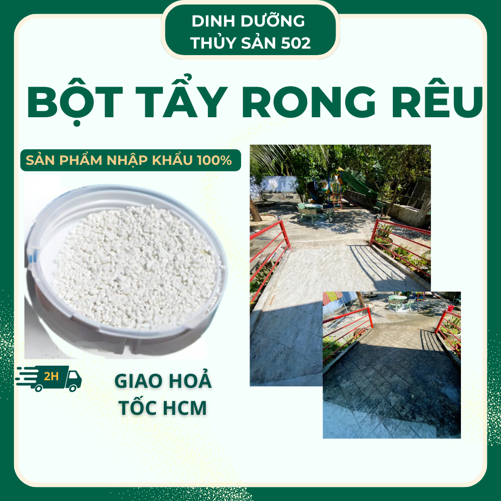 Bột Tẩy Rong Rêu Sân Xi Măng Bờ Tường - ( AQUA ORG) | Shopee Việt Nam