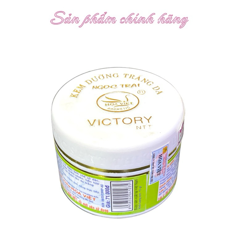 Kem Victory dưỡng trắng da Ngọc trai 15gram