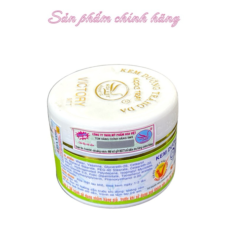 Kem Victory dưỡng trắng da Ngọc trai 15gram