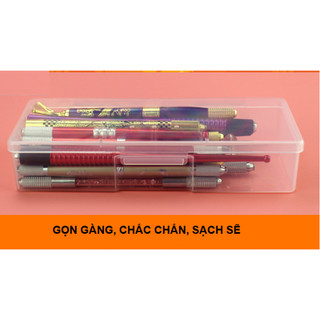 -Hộp nhựa đựng dụng cụ làm nail chuyên dụng