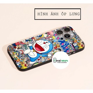 Tấm dán Skin Mặt Sau / Ốp Lưng Doremon MS02 FULL VIỀN Dành Cho 15 pro max 14 pro max 13 pro max 12 pro max - FukiShop