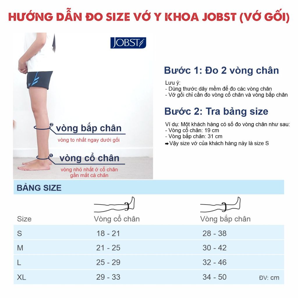 Ảnh Vớ Y Khoa Cao Cấp Mỏng JOBST Opaque - Vớ Gối, Màu Da, Hở Ngón, Áp Lực 20-30mmHg, 2 Chiếc (Tất Y Khoa) 2